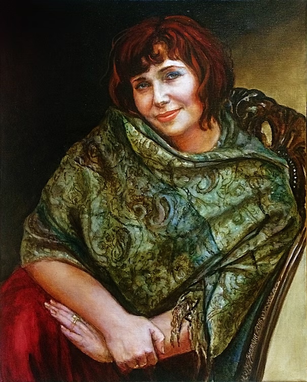 Женщина в платке